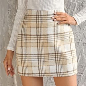 Plaid skirt